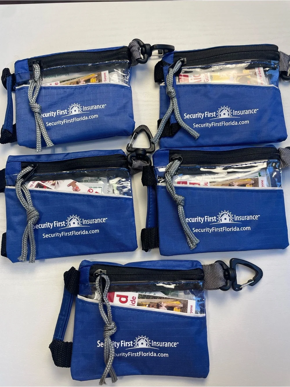 5 Pack of Travel First Aid Kits